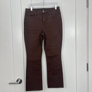 NYDJ Size 10P Brown Billie Mini Bootcut Jeans